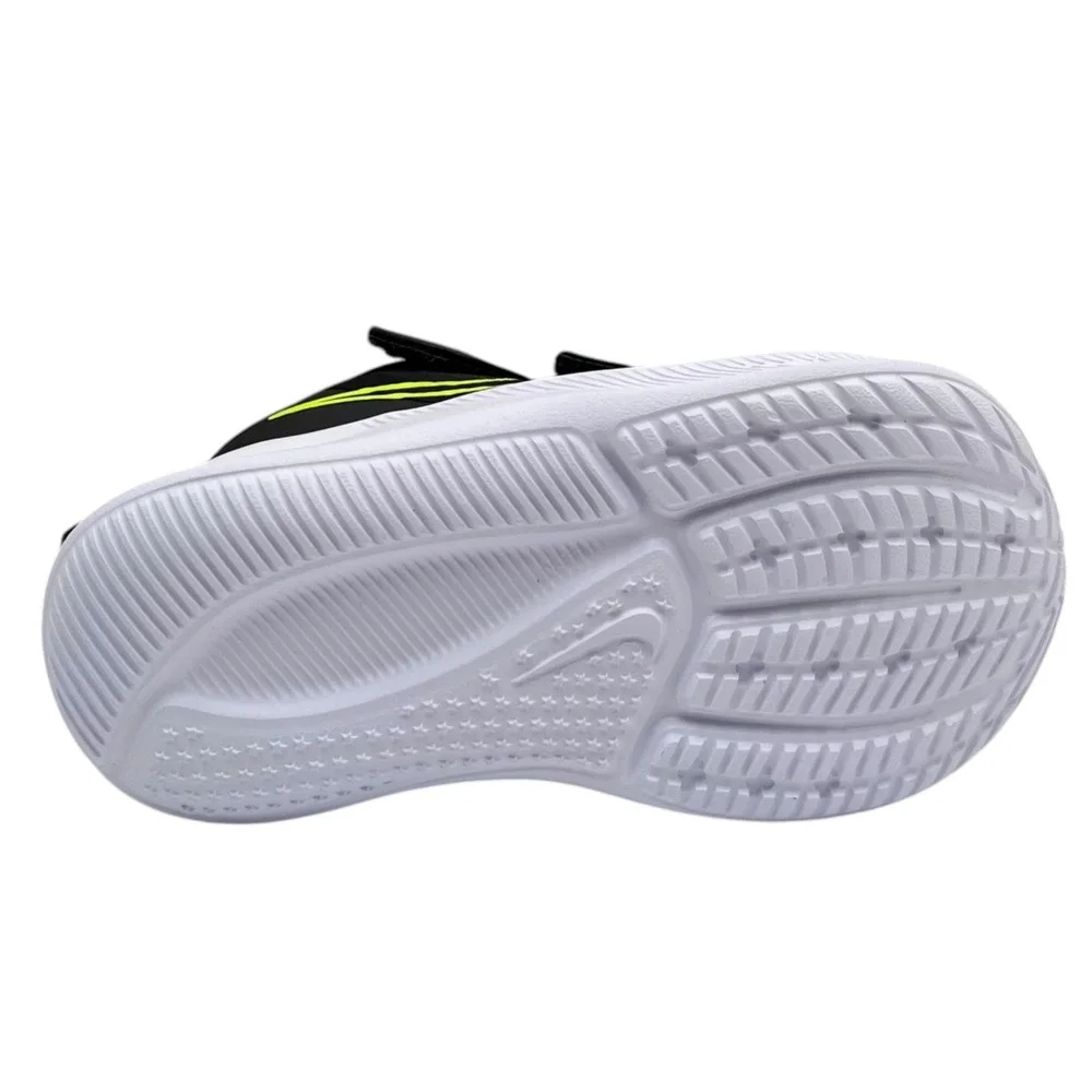 Nike Star Runner Toddler Boys Slip-on Running Shoes Size 6 Smoke Gray Black Lime
